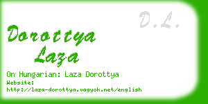 dorottya laza business card